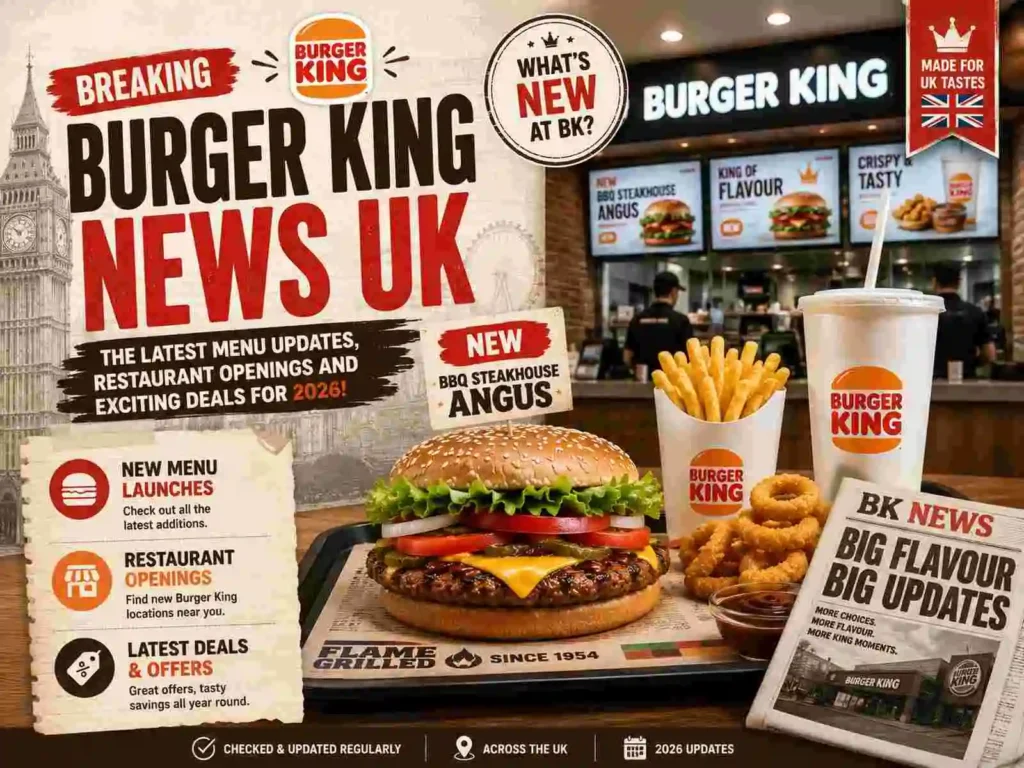 Burger King News UK 2026 latest menu updates