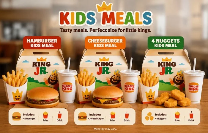 Burger King kids meal UK