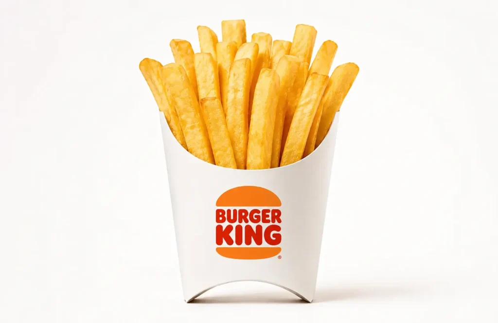 Burger King fries regular portion UK