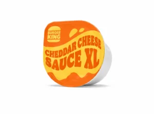 Cheddar Cheese Sauce XL burger king menu