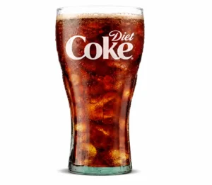 Diet Coca-Cola burger king menu