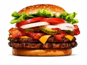 Double WHOPPER with Bacon and Cheese burger king menu