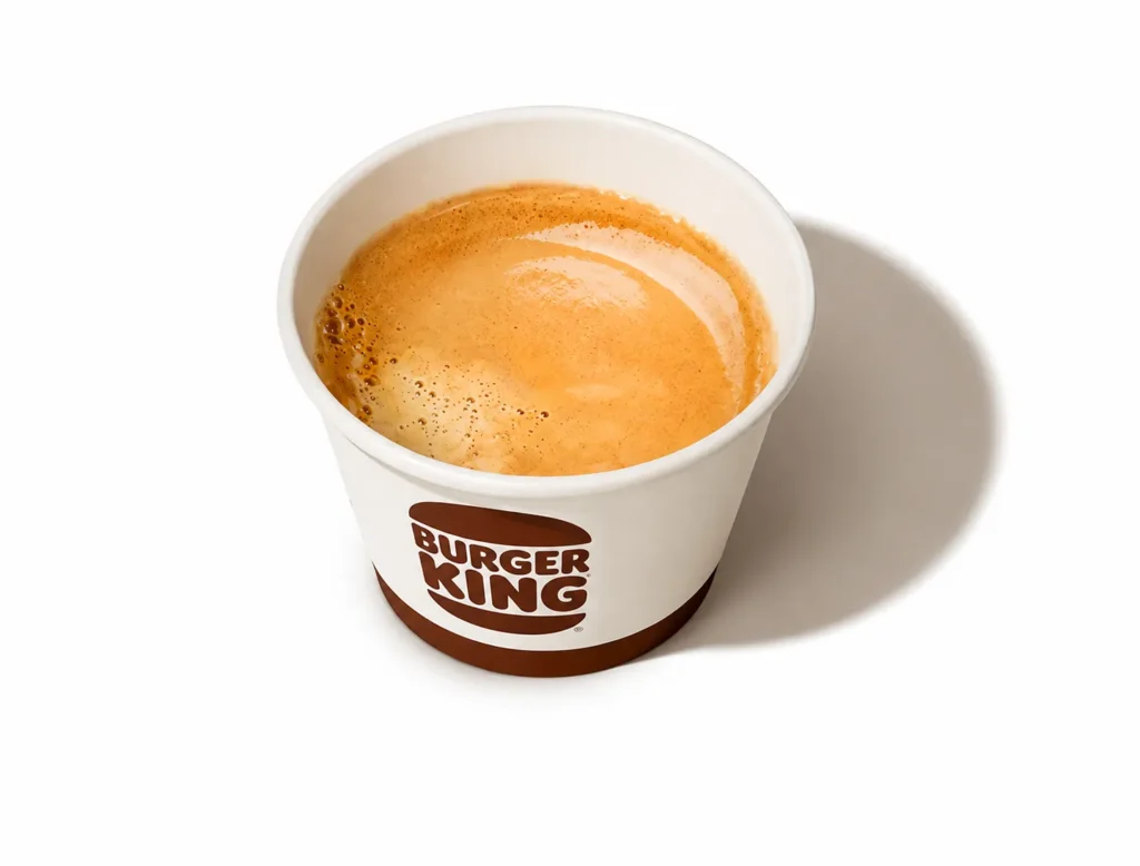 Espresso burger king menu