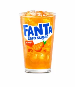 Fanta Zero burger king menu