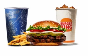 Galactic Mandalorian Plant Based Double Whopper Meal