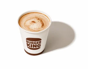 Hot Chocolate burger king menu