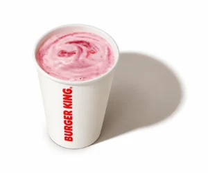 Strawberry Milkshake burger king menu
