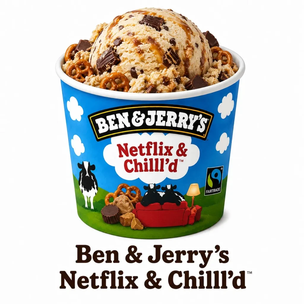 Burger King Ben & Jerry’s Netflix & Chilll’d ice cream tub