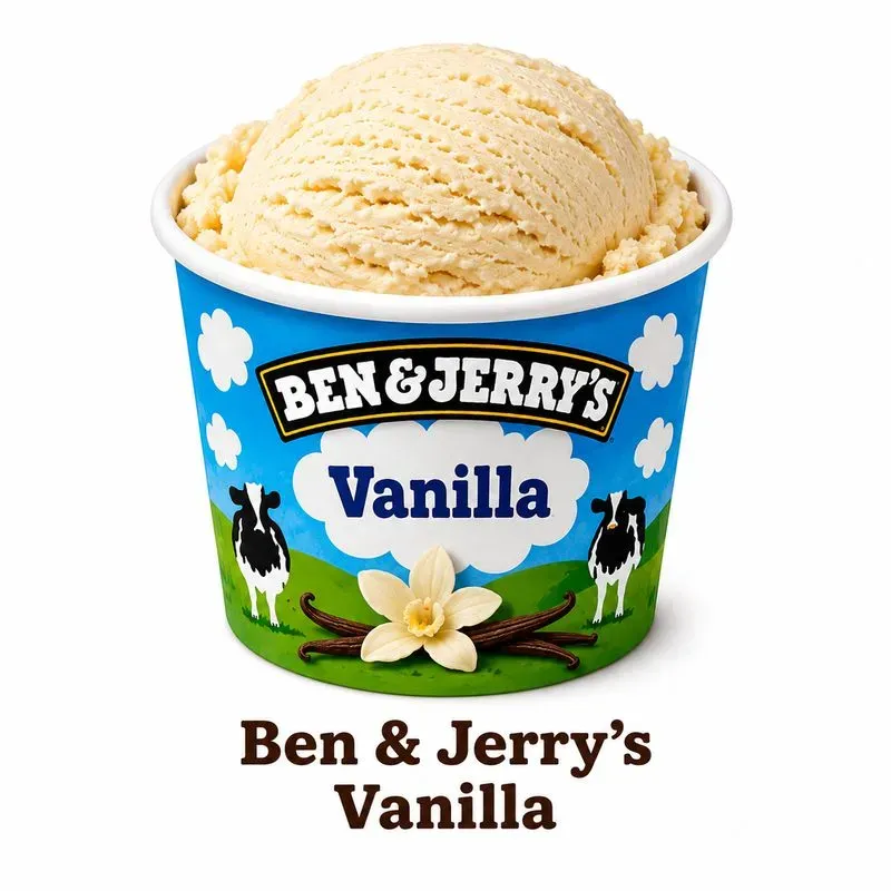Burger King Ben & Jerry’s Vanilla ice cream tub