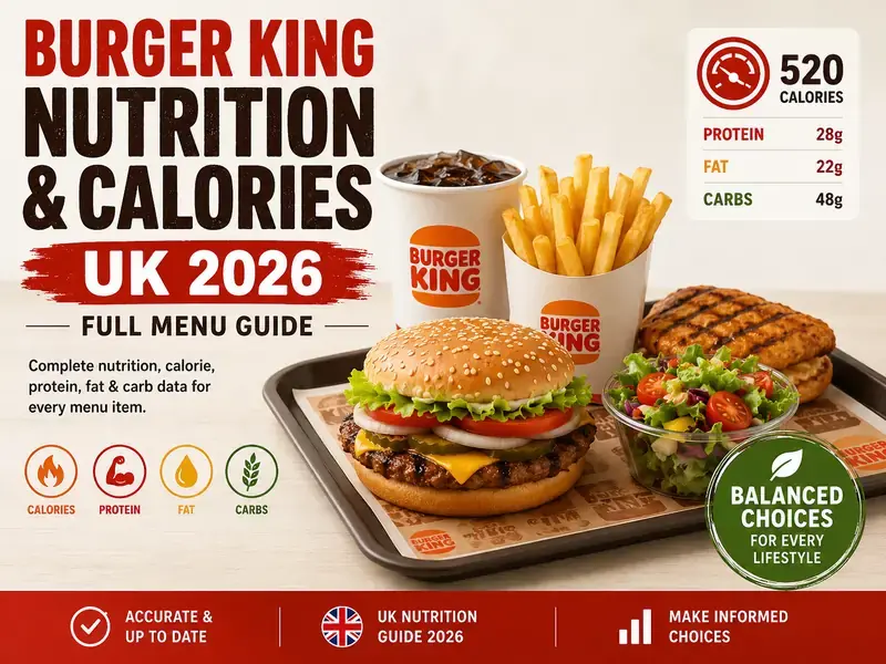 burger king nutrition