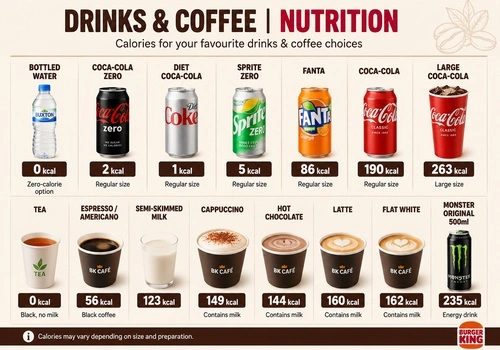 burger king nutrition