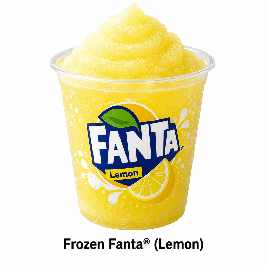 Burger King Frozen Fanta® Lemon frozen drink