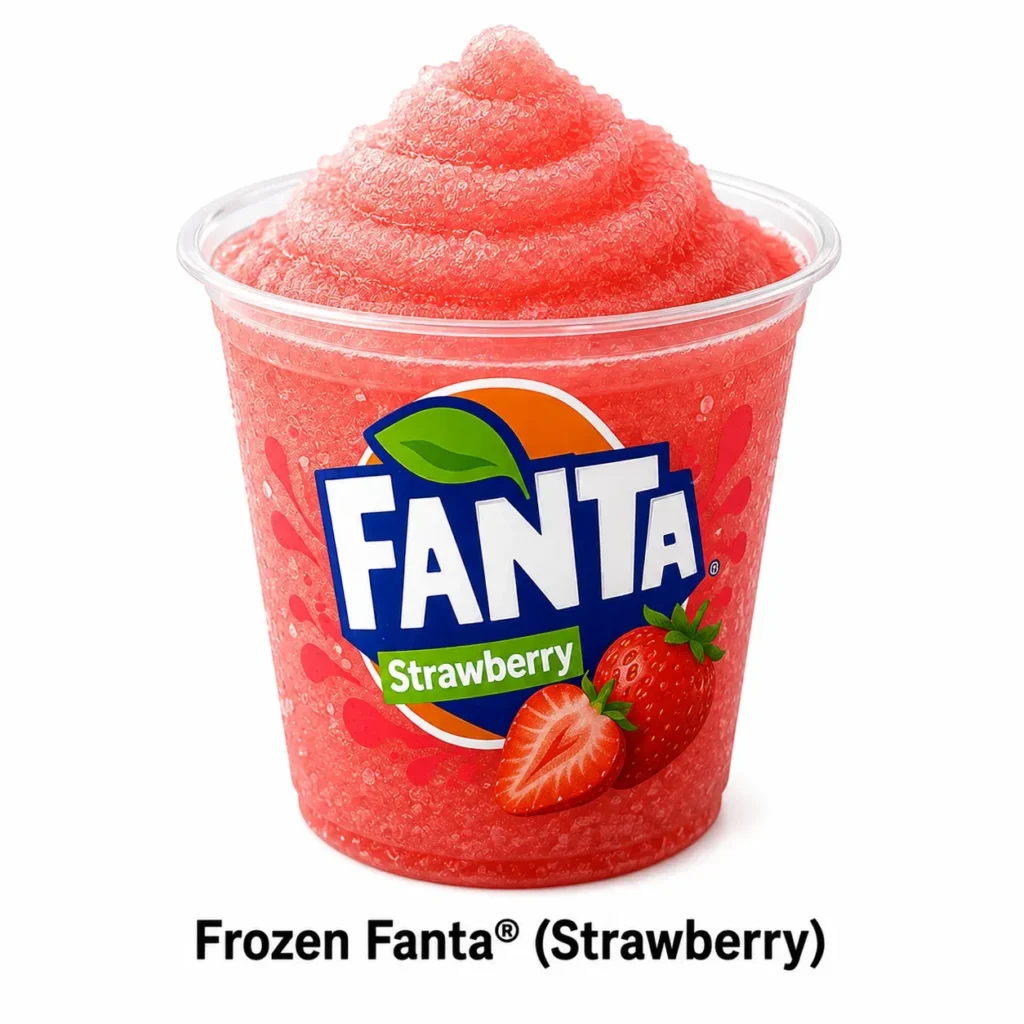 Burger King Frozen Fanta® Strawberry frozen drink