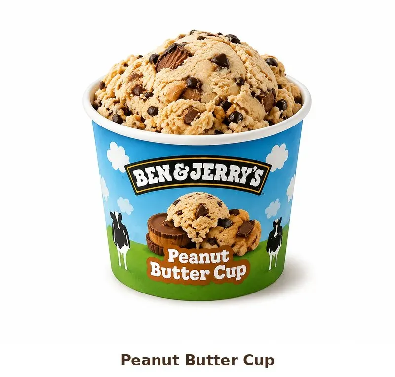 Burger King Ben & Jerry’s Peanut Butter Cup ice cream tub