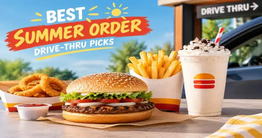 Best Burger King summer order drive-thru