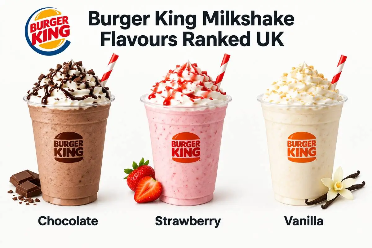 Burger King milkshake flavours ranked UK