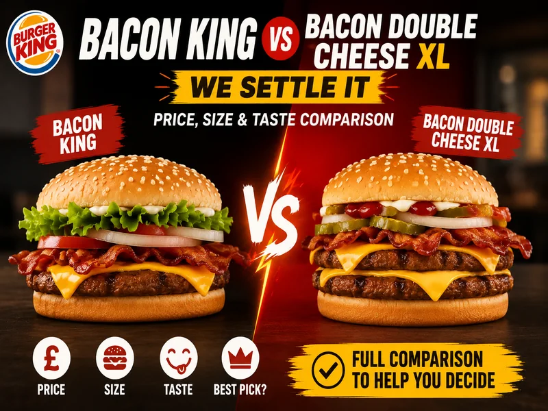 bacon king vs bacon double cheese xl