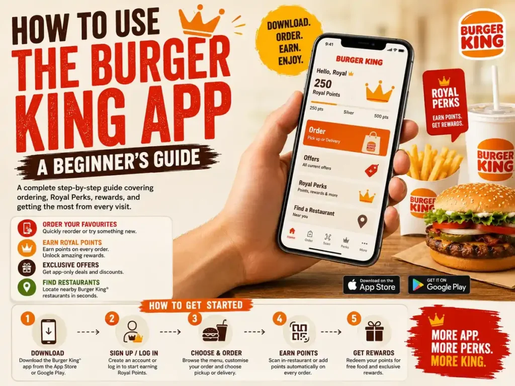 How to use the Burger King app — beginner's guide