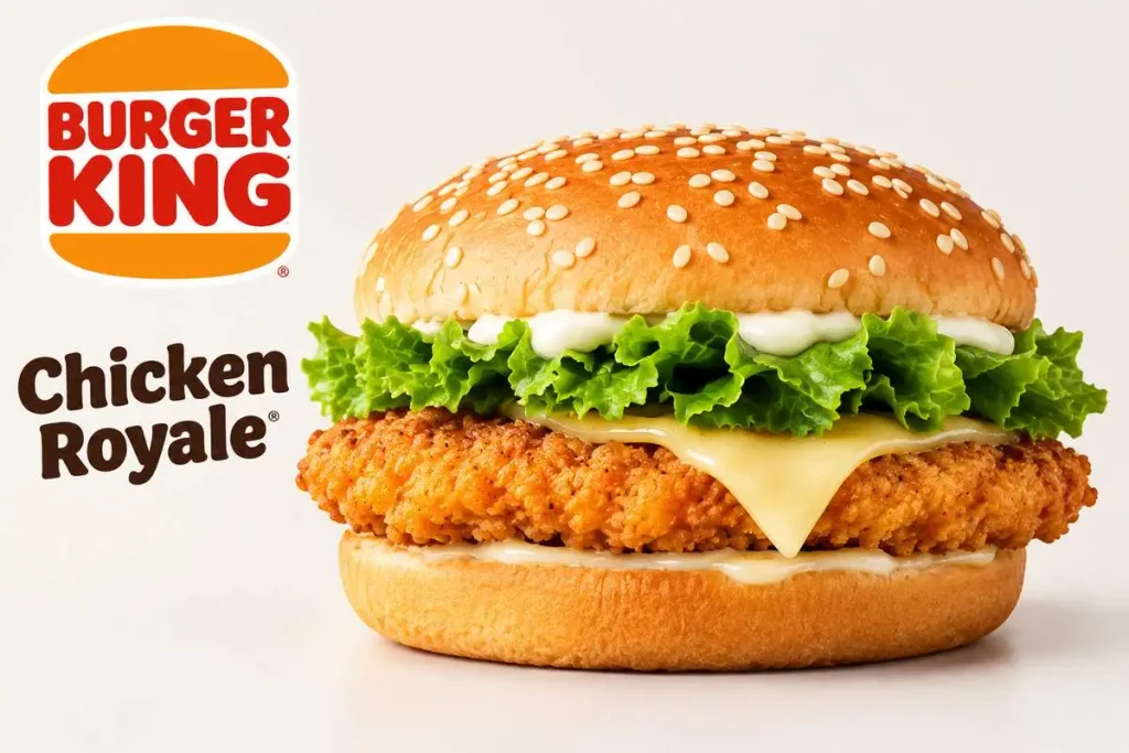 Burger King Chicken Royale burger UK