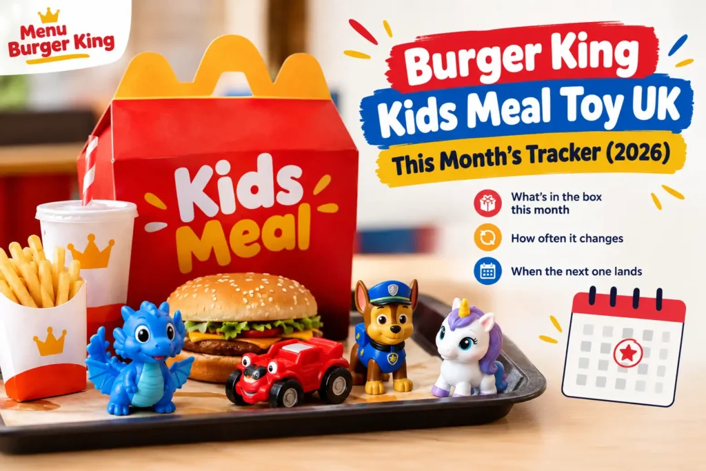 Burger King Kids Meal Toy UK What's In It This Month