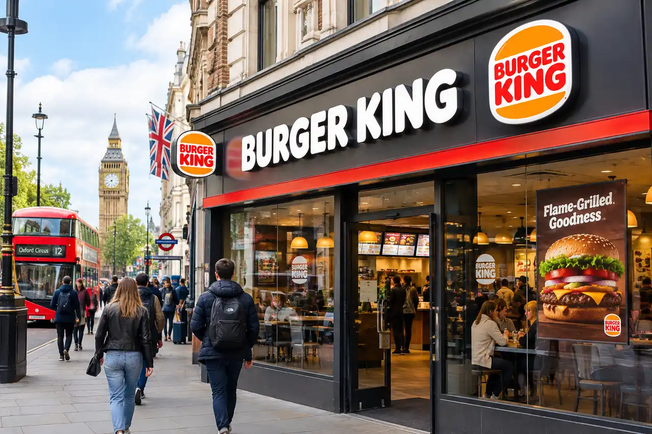Burger King London branch UK
