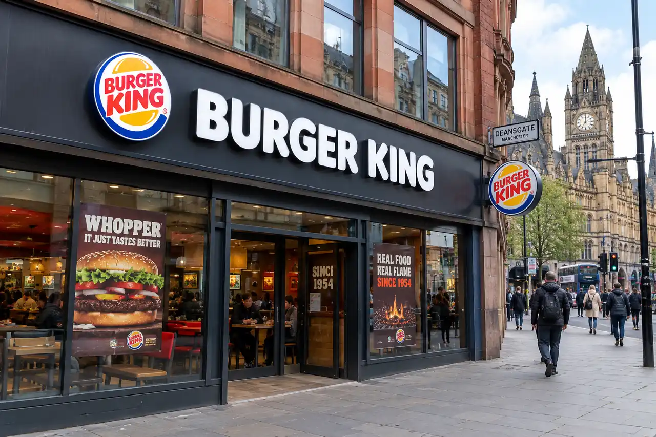 Burger King Manchester branch UK