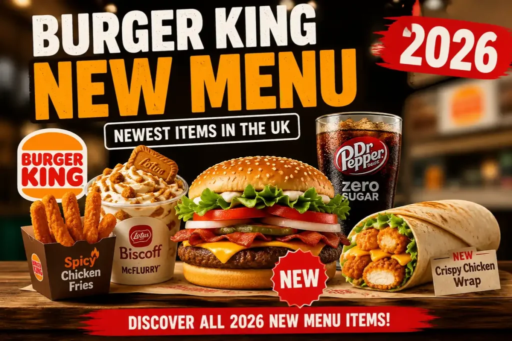 Burger King New Menu UK: Newest Items (2026)