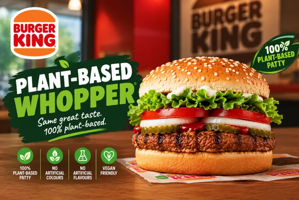 Burger King plant-based burger UK