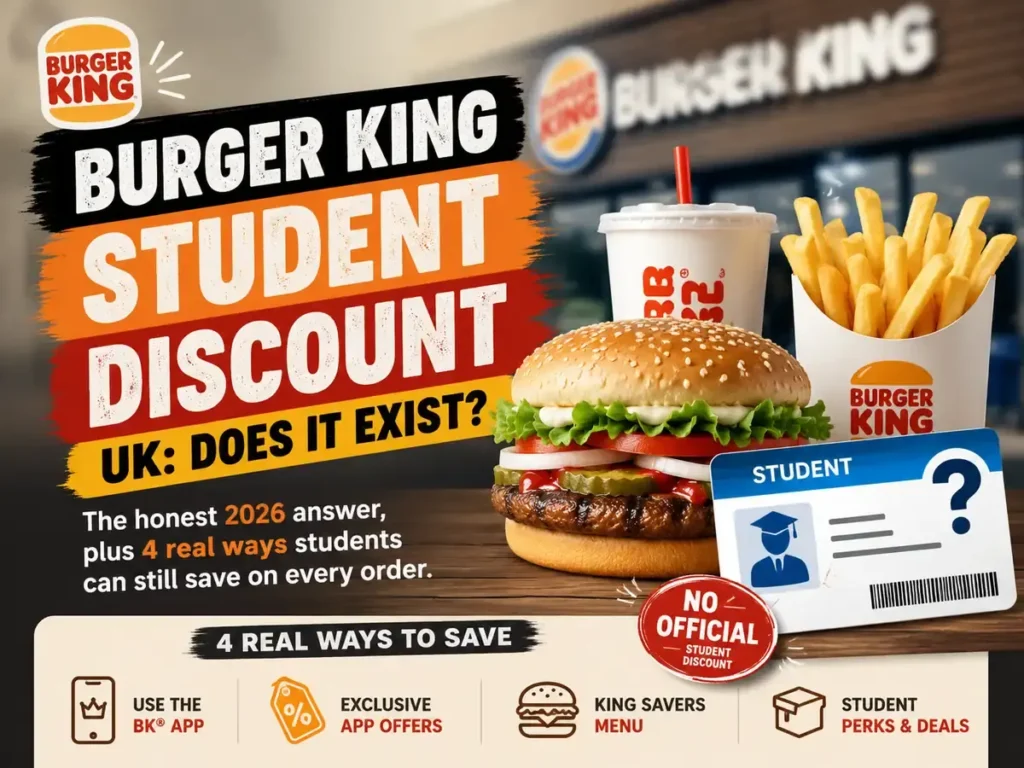 burger king student discount