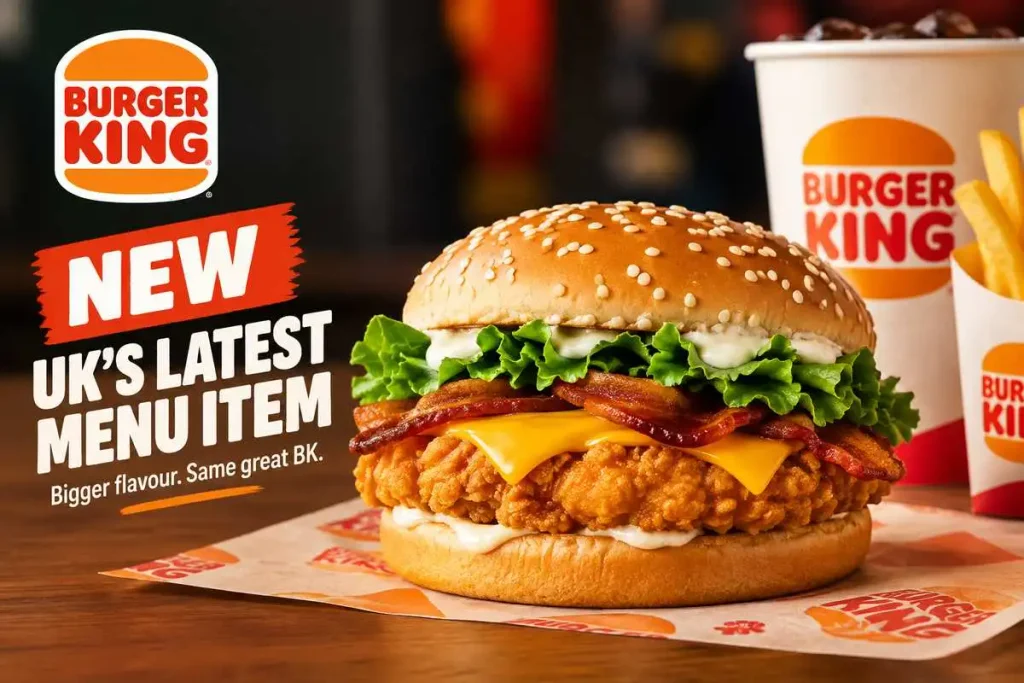 Burger King UK newest menu item 2026