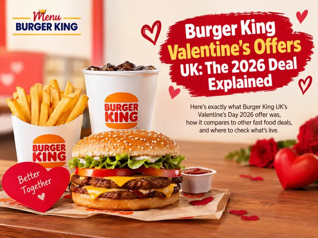 Burger King Valentine's Offers UK The 2026 Deal Explained
