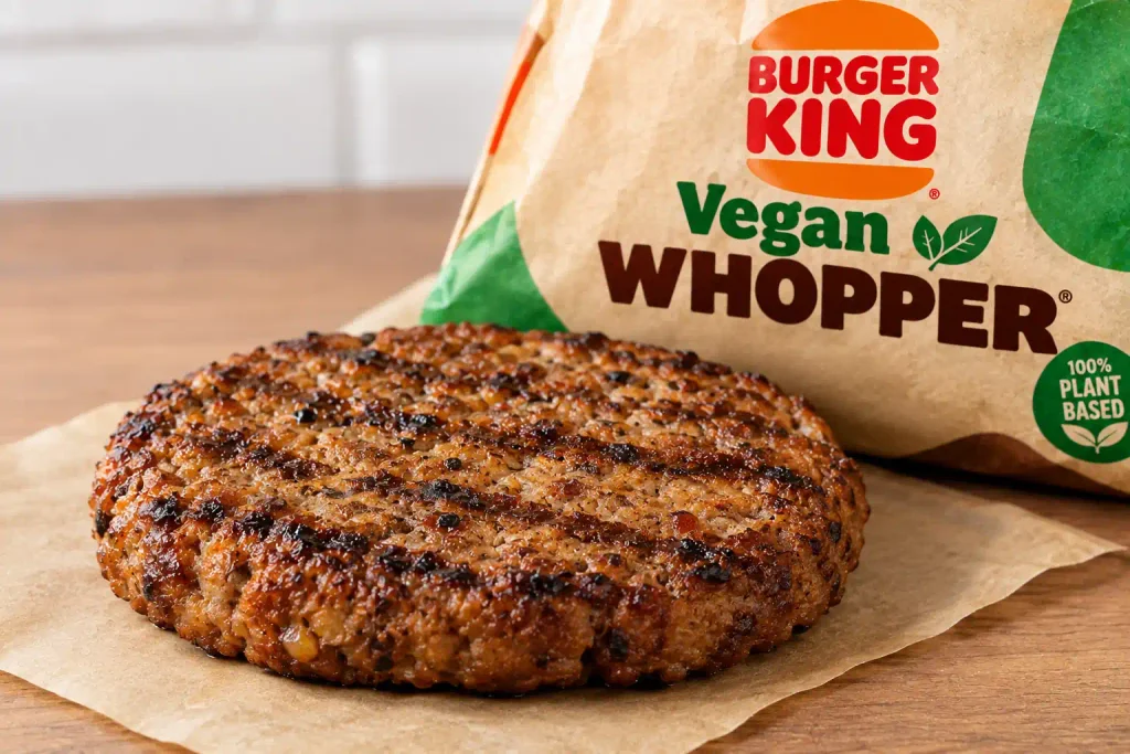 Burger King Vegan Whopper packaging UK