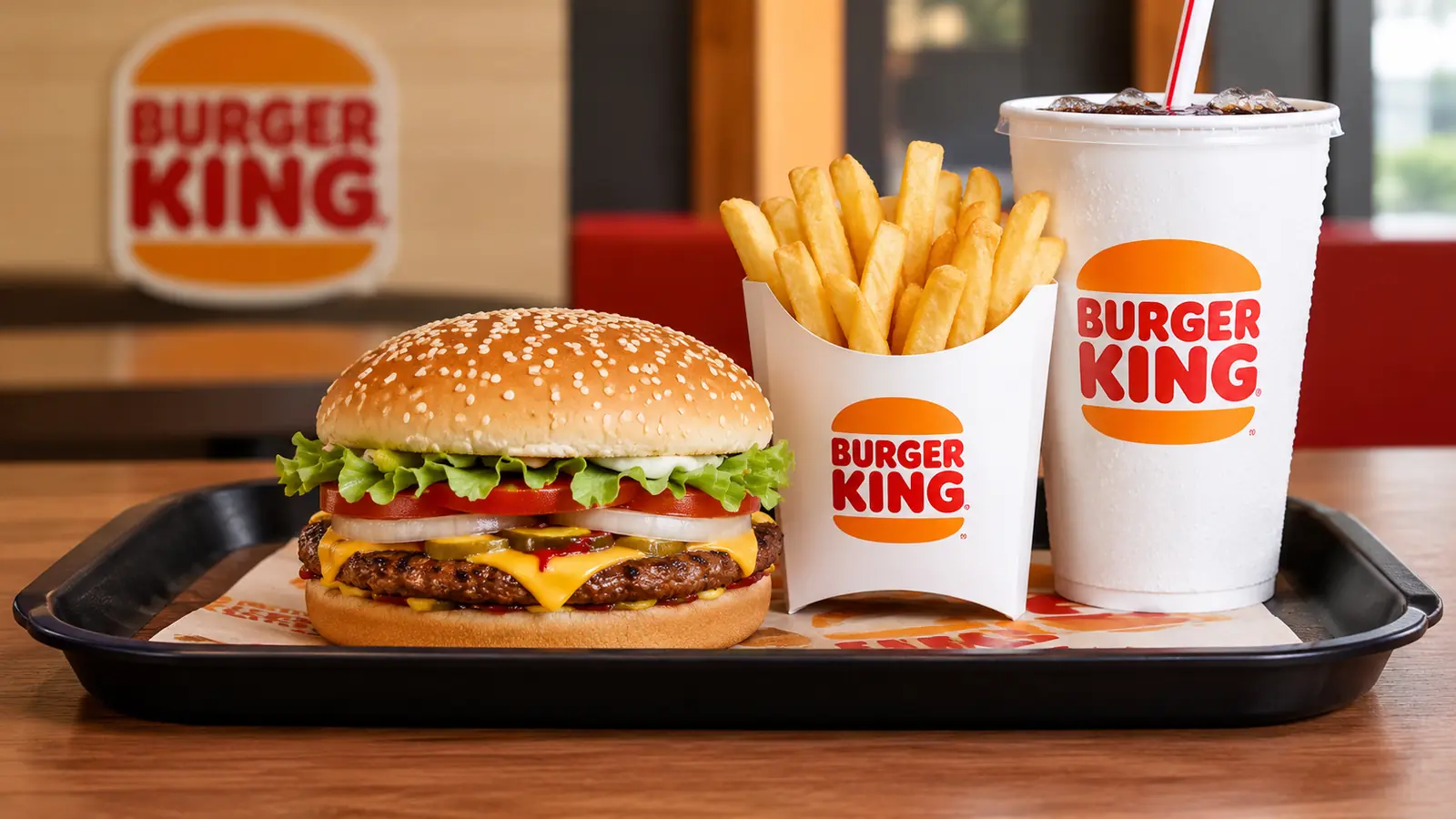 Burger King meal deal tray UK