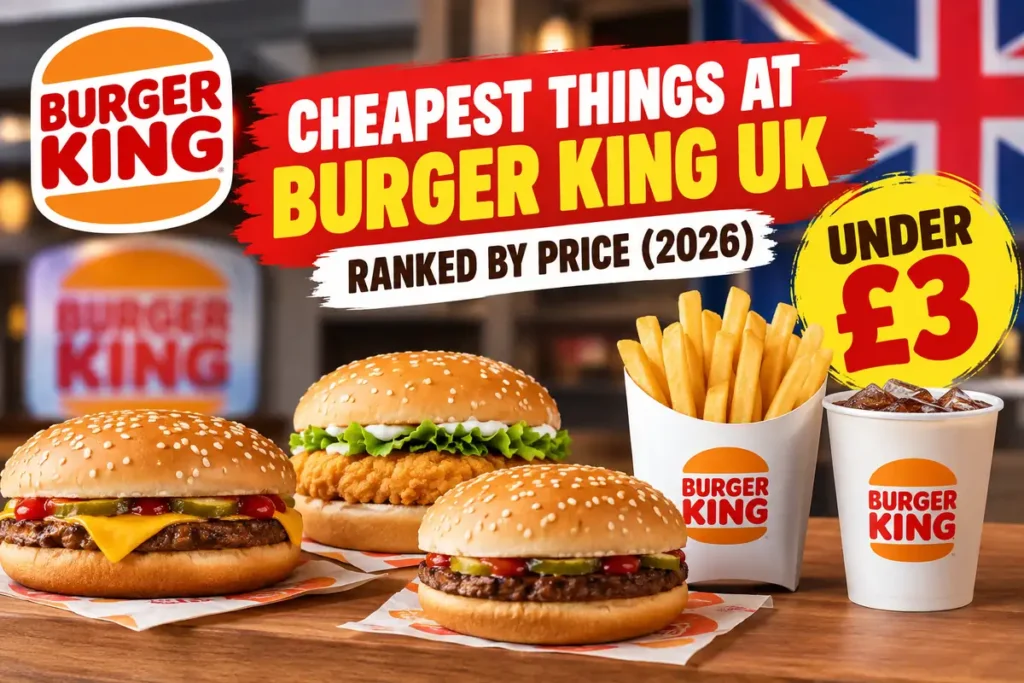 Cheapest Burger King items UK