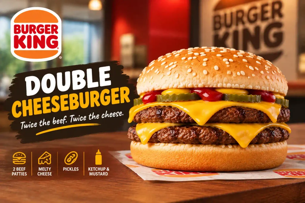 Burger King Double Cheeseburger UK