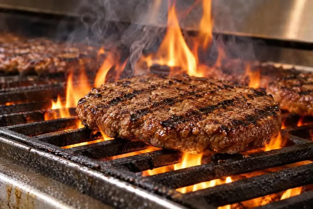 how are whopper burgers cooked