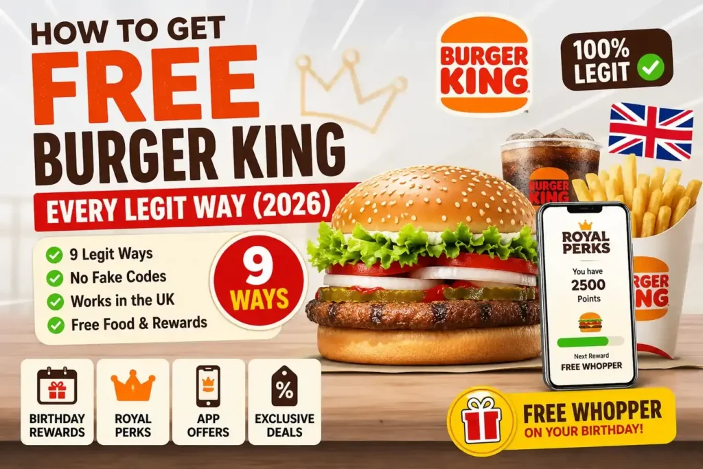 how to get free burger king